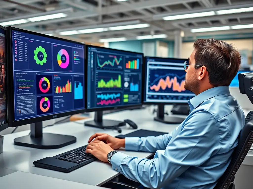 An image showcasing the seamless integration of new technology solutions into an existing business infrastructure, emphasizing ease of use and enhanced functionality.